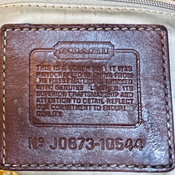Women’s Authentic Coach Logo Bag - Picture 3 of 3